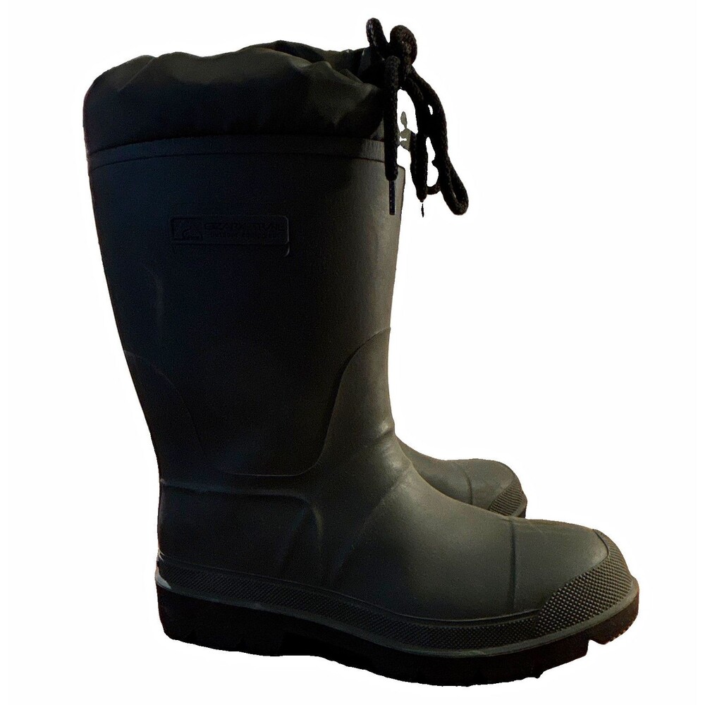 Ozark Trail Men's Lined Rubber Boots Size 8, RATED FOR -40 DEGREES